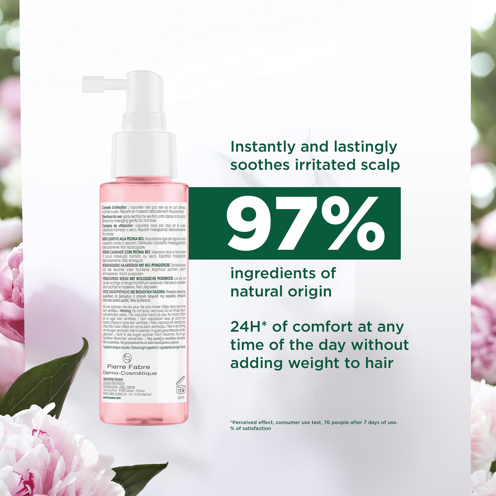 KLORANE Pivoine BIO Sérum apaisant SOS  