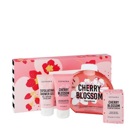 SEPHORA  Wellness Bath & Body Set Medium Cherry Blossom 