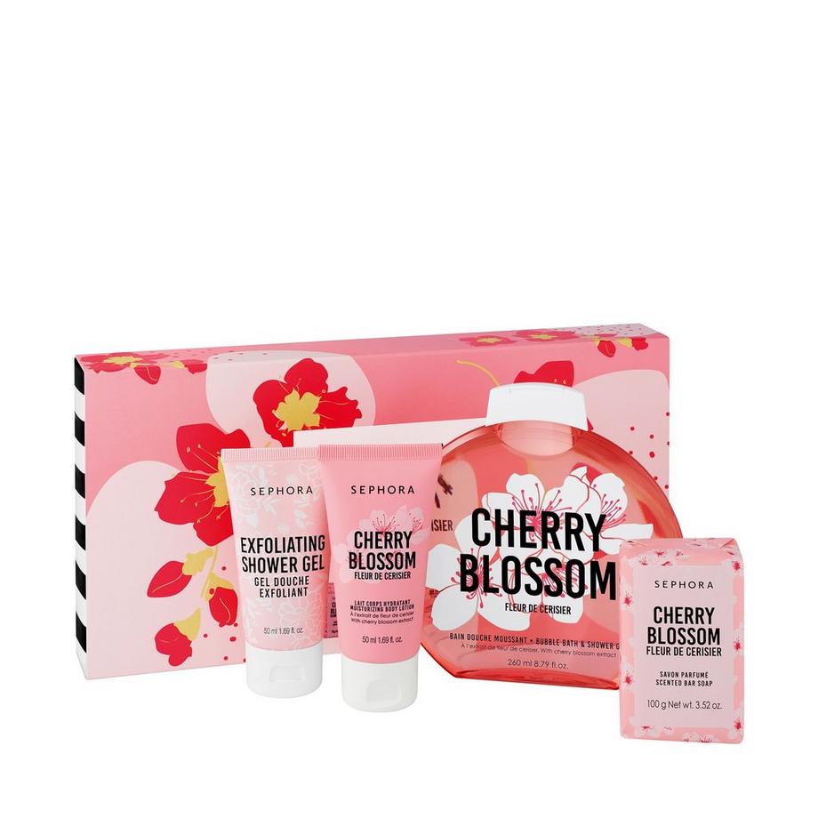 SEPHORA  Wellness Bath & Body Set Medium Cherry Blossom 