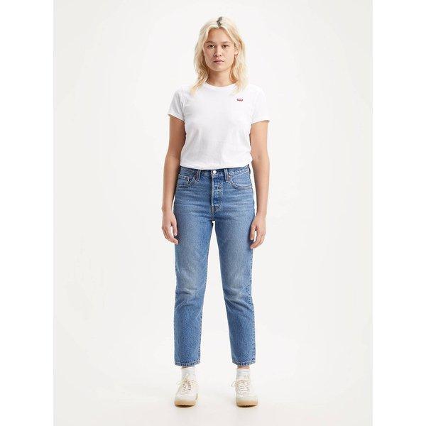 Image of Jeans, Straight Leg Fit Damen Blau Denim L30/W25