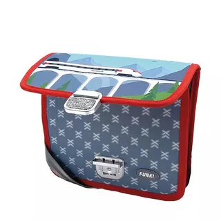 Funki Borsa per il asilo  Fast Train Multicolore