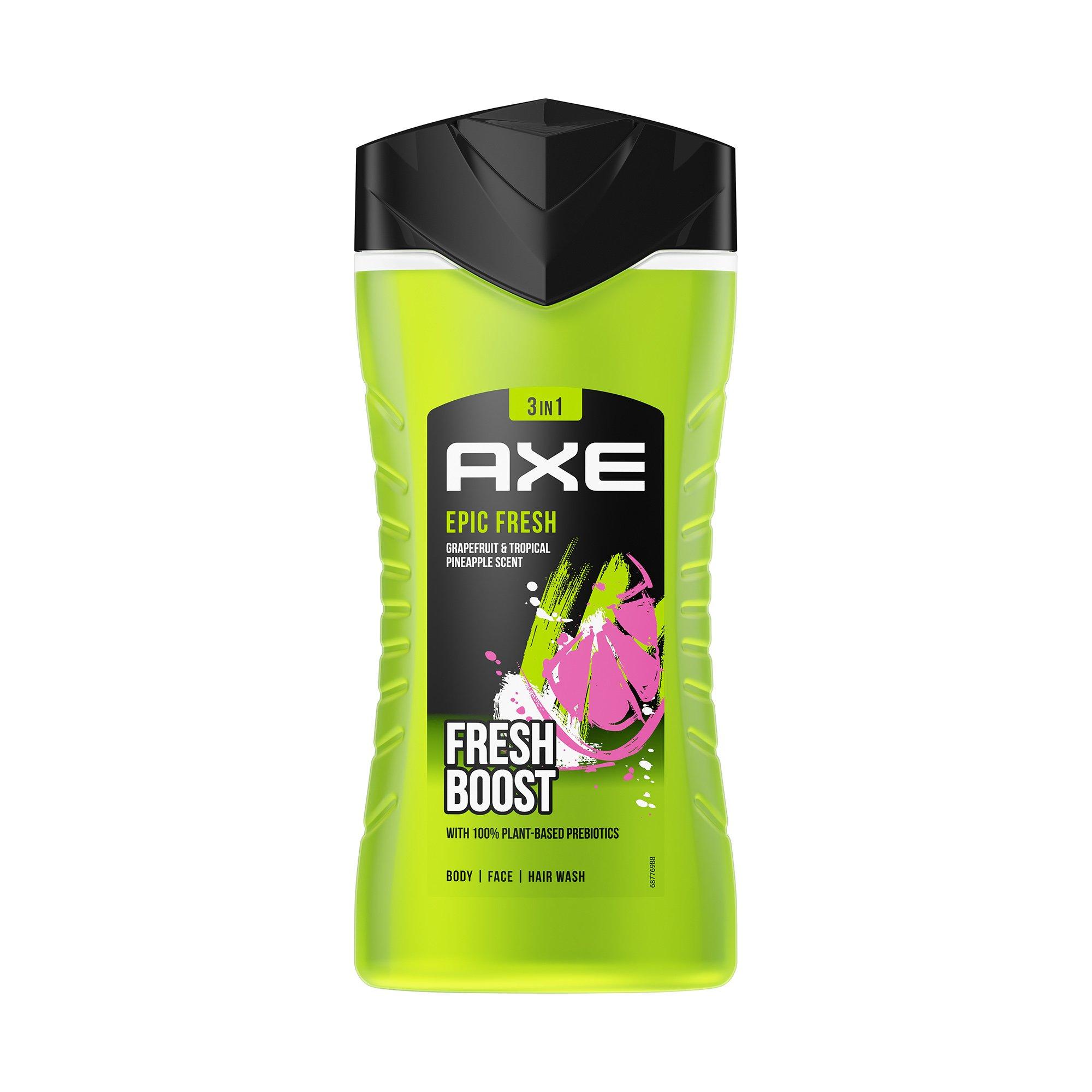 AXE  Gel douche & Shampoing 3 en 1 Epic Fresh 