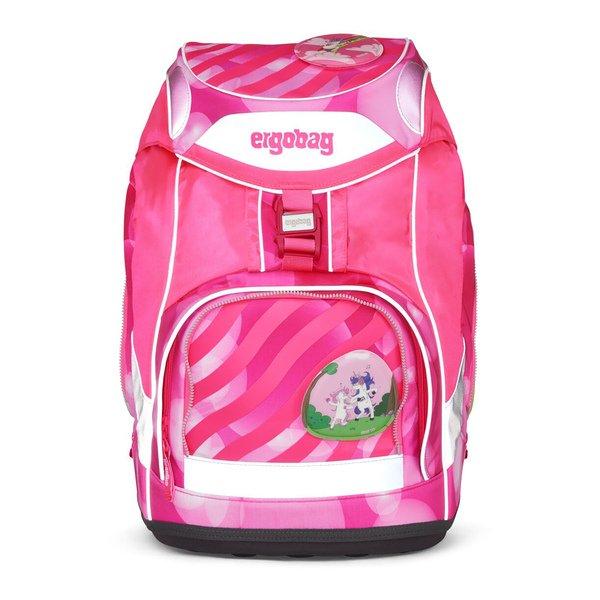 Ergobag Schultornister-Set, 6-teilig Pack, KuntBärbuntes Einhorn Pink