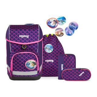 Ergobag Zaino per la scuola, 5 pezzi Cubo, PerlentauchBär 