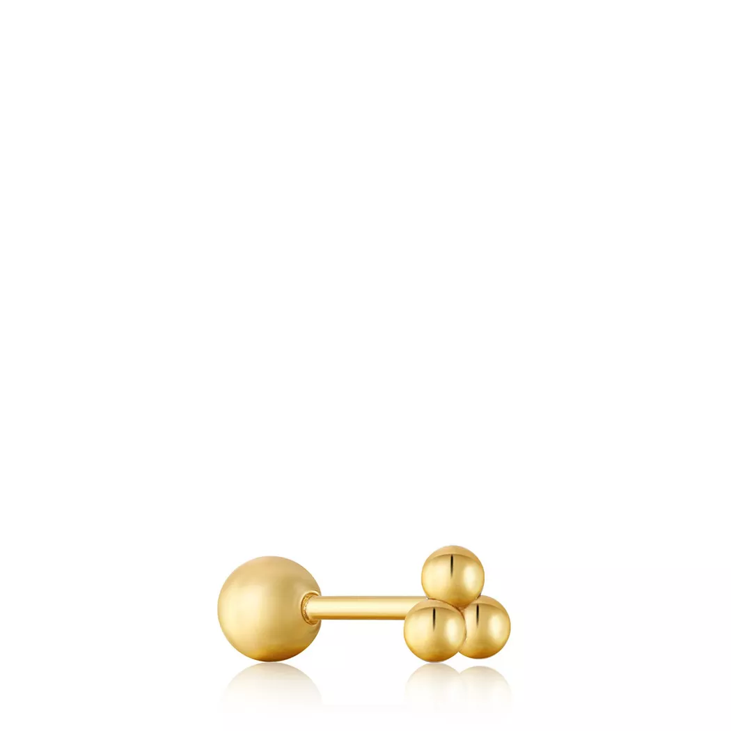 ANIA HAIE - Ohrstecker, Einzelohrring, 7mm, Gold