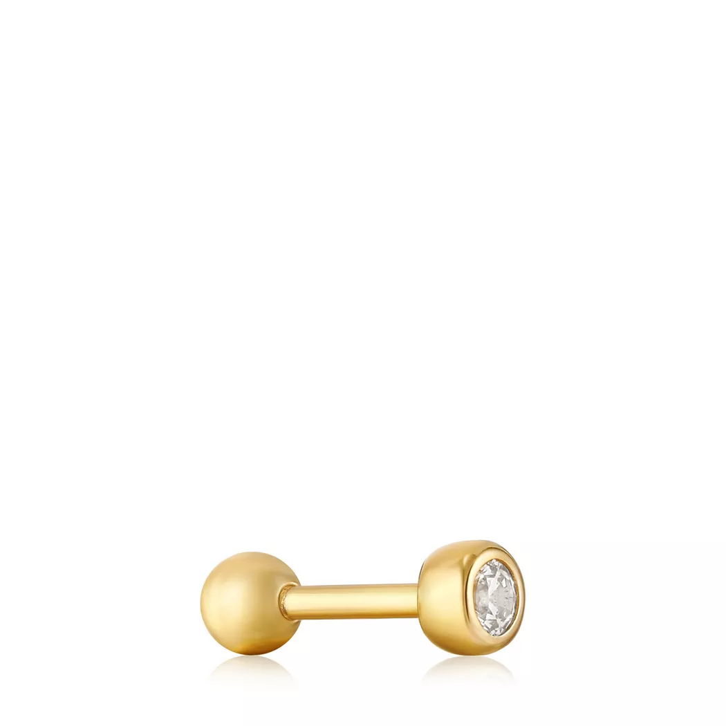 ANIA HAIE - Ohrstecker, Einzelohrring, 7mm, Gold 3
