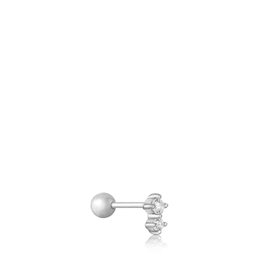 ANIA HAIE - Ohrstecker, Einzelohrring, 7mm, Silber