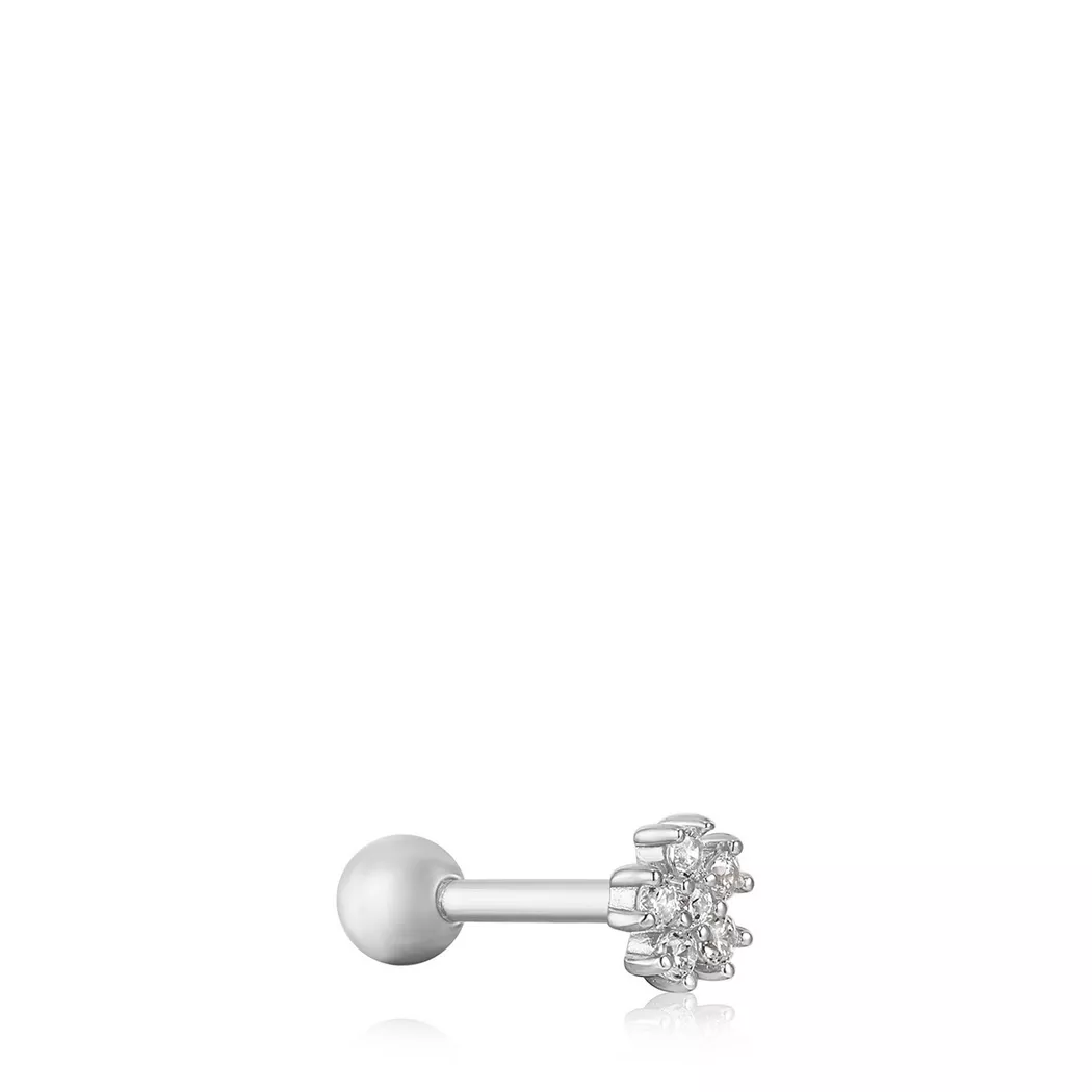 ANIA HAIE - Ohrstecker, Einzelohrring, 7mm, Silber 2