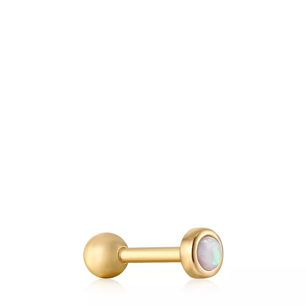 ANIA HAIE - Ohrstecker, Einzelohrring, 7mm, Gold 4