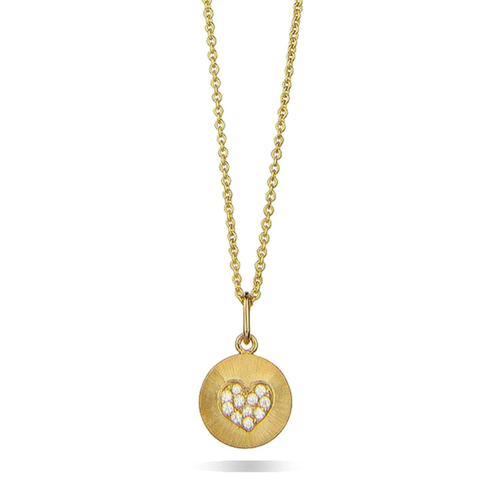 Jeberg Jewellery Over The Moon Collier avec pendentif 