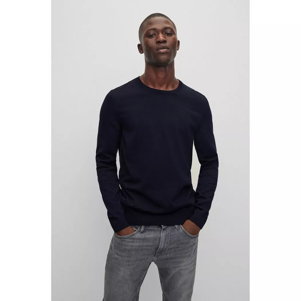 BOSS BLACK - Pullover, für Herren, Dunkelblau, Größe L