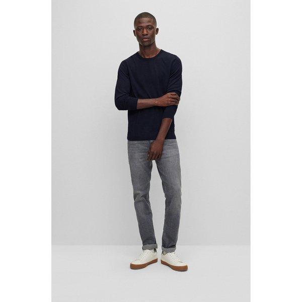 BOSS BLACK LENO-P Slim Fit Rundhals Pullover  