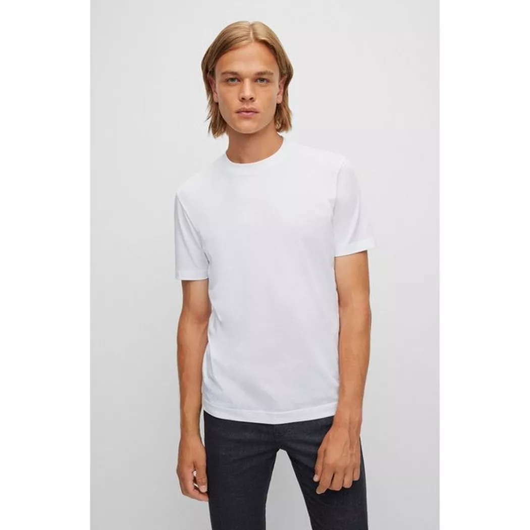 BOSS BLACK - T-Shirt, für Herren, Weiss, Größe L