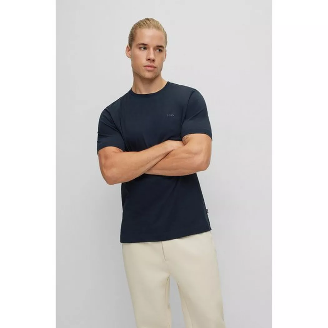 Boss T-shirt à Manches Courtes Thompson 10241525 Dark Blue S Homme