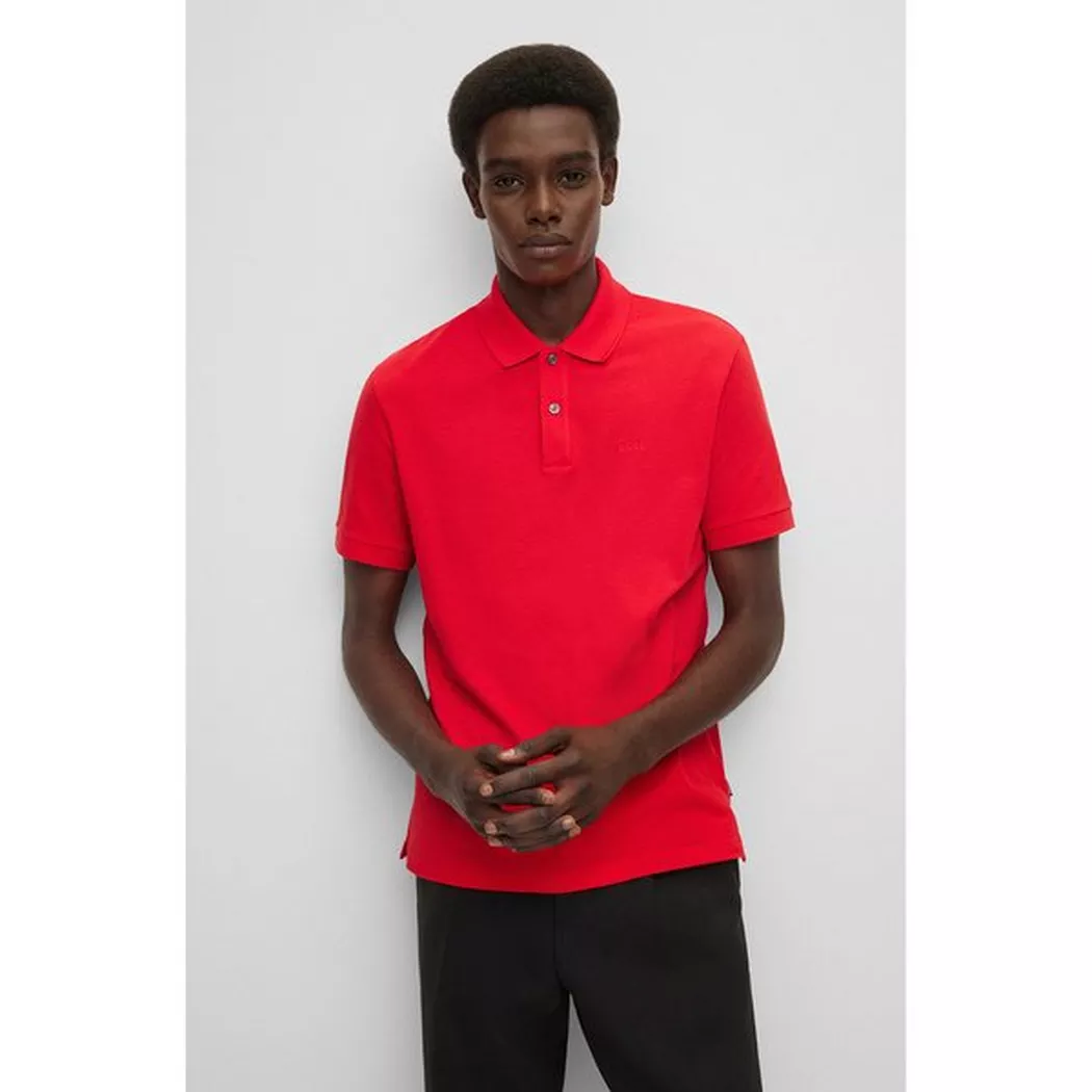 Boss Poloshirt Regular Fit PALLAS rot   L herren