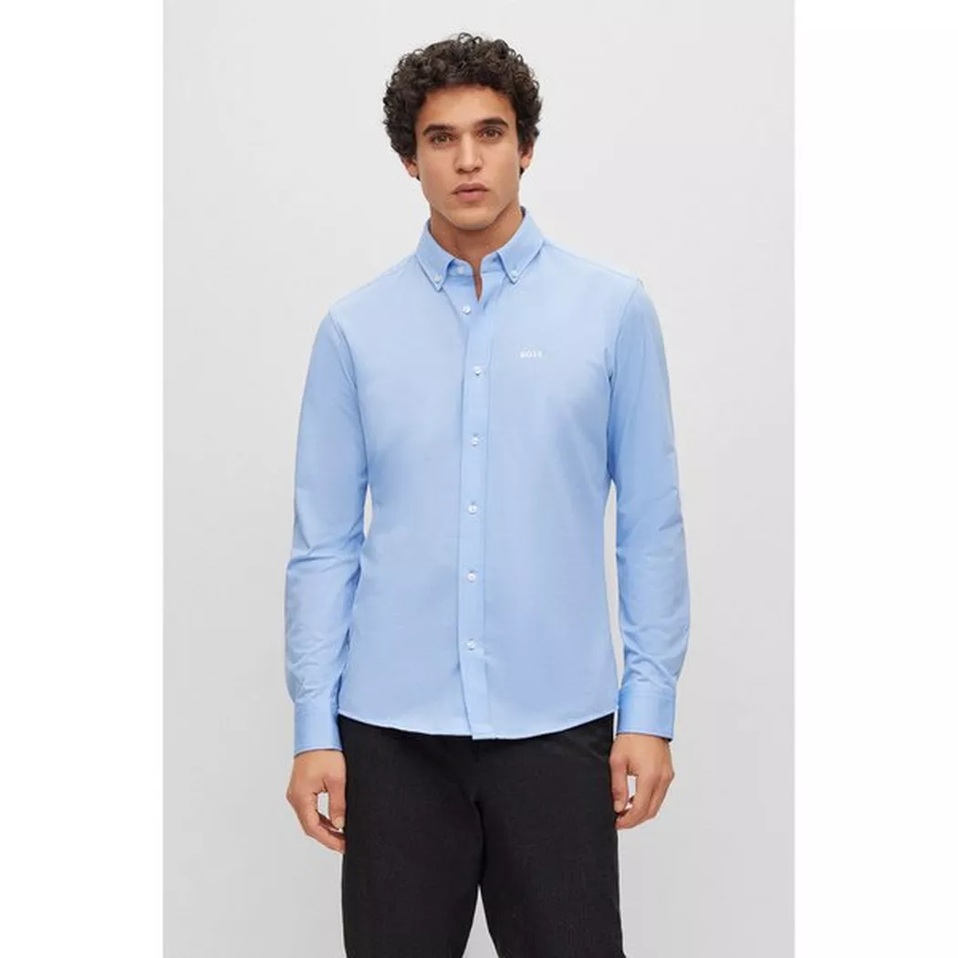 Boss Chemise à Manches Longues P-joe Bd Light / Pastel Blue 43 Homme