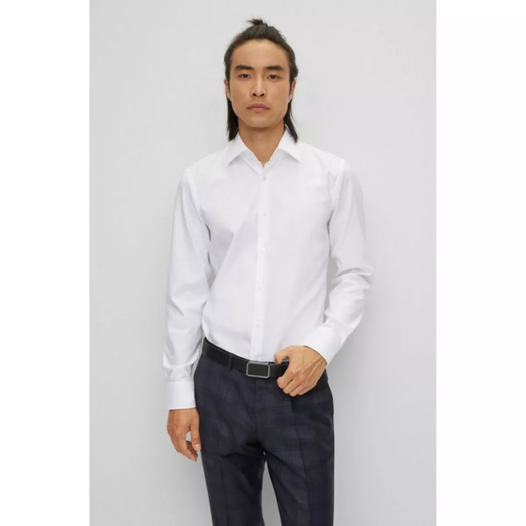 Chemise BOSS Homme couleur Blanc 41