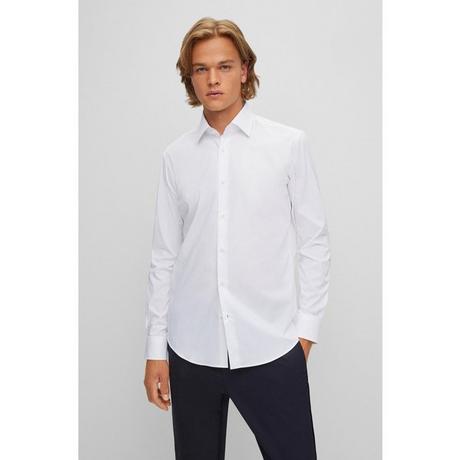 BOSS BLACK Chemise manches longues col Kent Regular Fit  