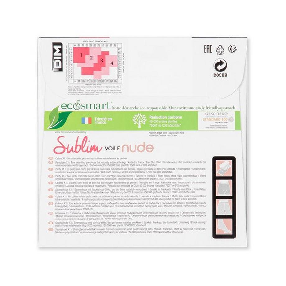 DIM Sublim Voile Nude Strumpfhosen 15 Denier  