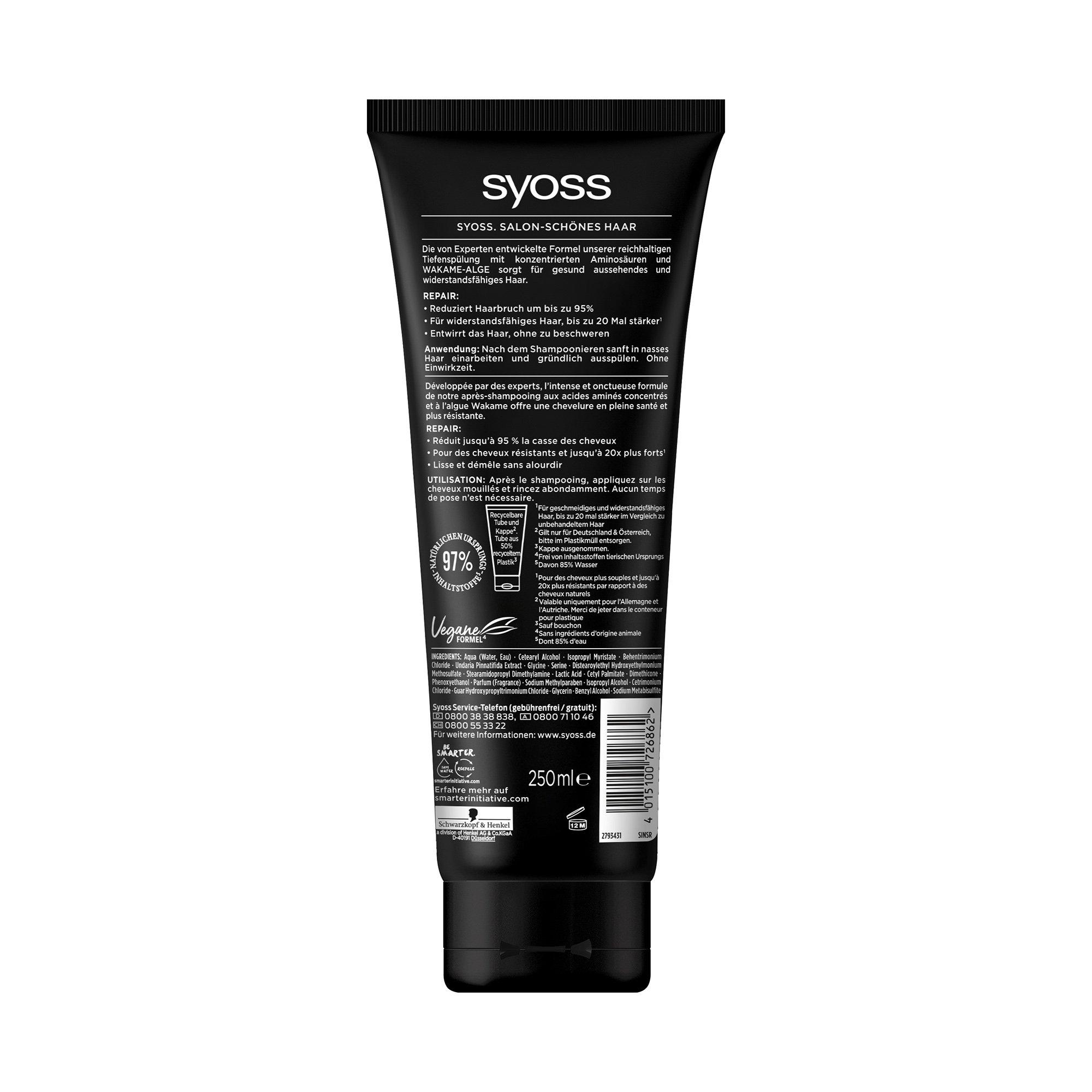 syoss Syoss CON Tiefenspülung Repair Rinçage profond Repair 