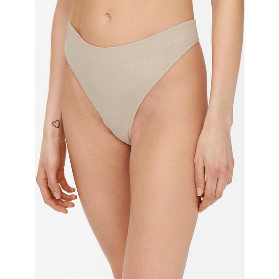 Only Lingerie Vicky Rib Sless Thong Confezione da 3  