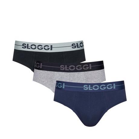 sloggi sloggi men Go Mini C3P Pack trio, slips sans ouverture 