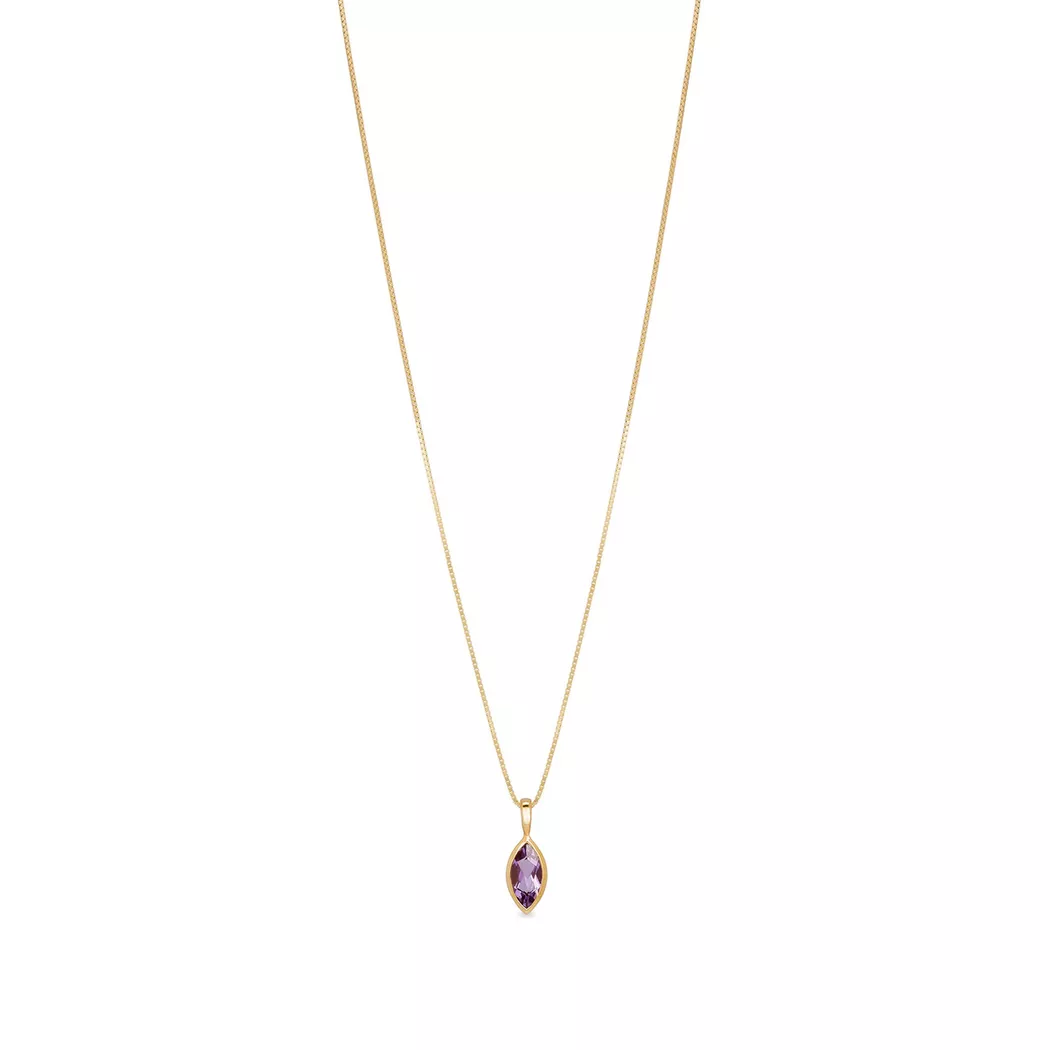 Studio Marquise - Halskette, 42cm, Gelbgold 5