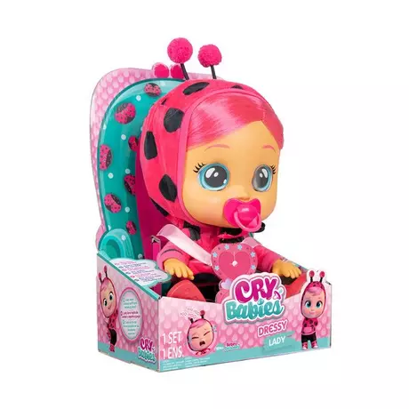 IMC Toys  Cry Babies, Dressy Lady Multicolor