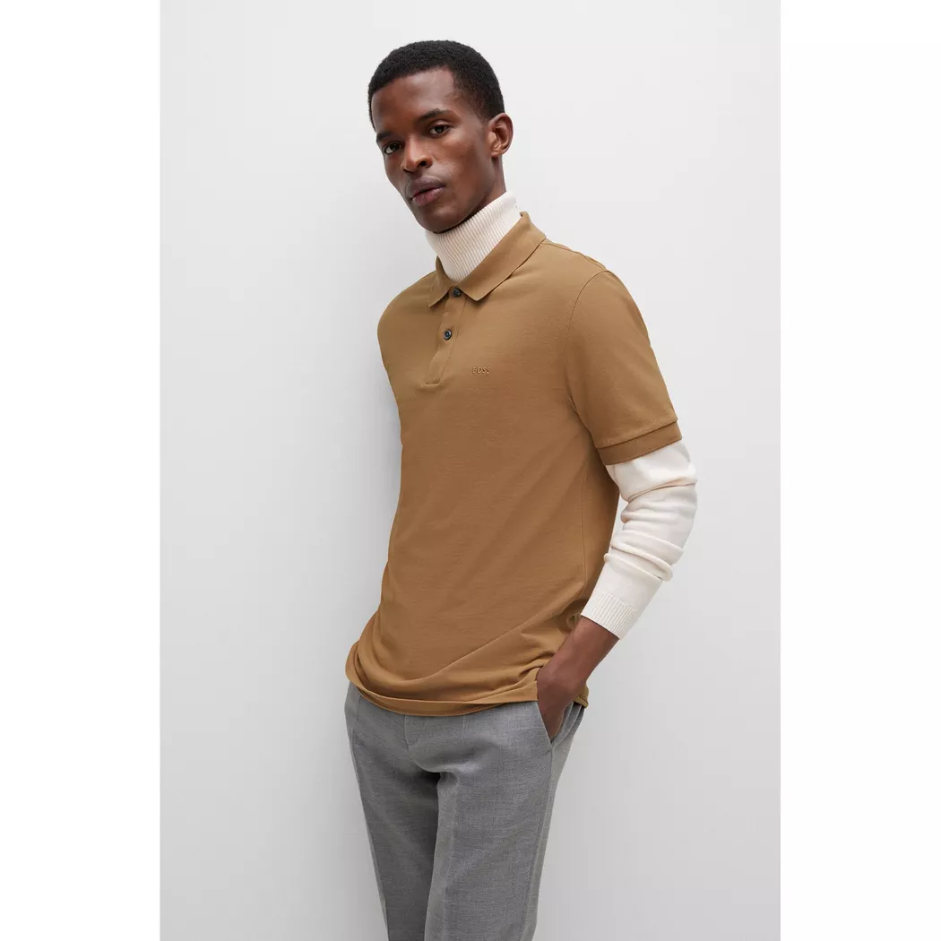 Polo BOSS Homme couleur Beige S 2