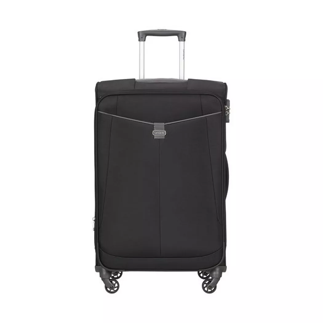 Samsonite - Weichschalenkoffer, Spinner, 70 cm, Weichschalenkoffer, Spinner, 70 CM, Black