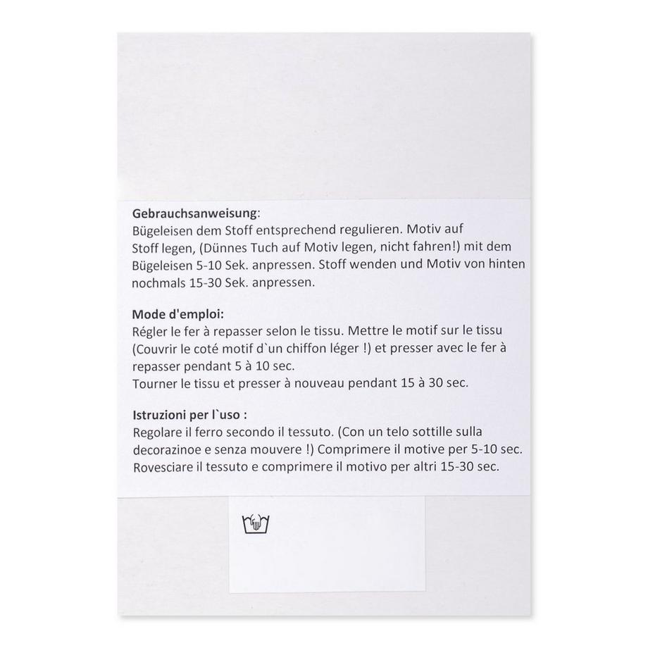 Boettcher Applikation Rose flauschig 