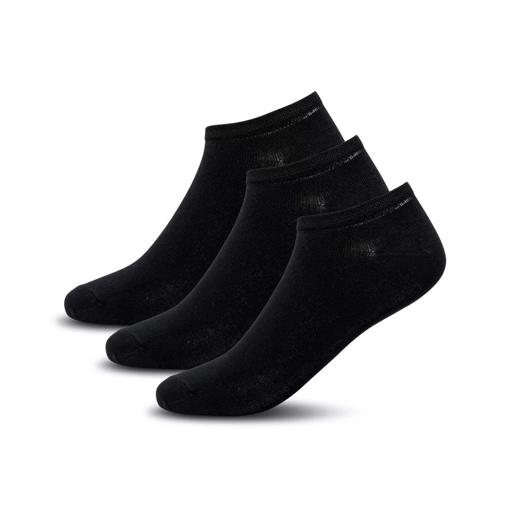 Manor Man - Triopack,Sneaker Socken, für Herren, Black, Größe 39-42