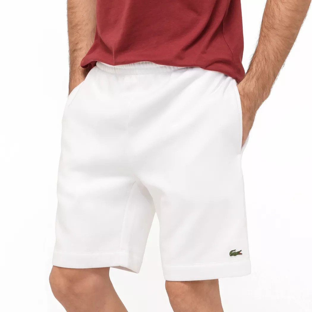 Lacoste - Short - Taille 5 Blanc homme