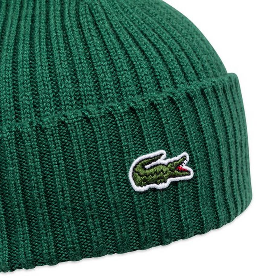 LACOSTE Bonnet côtelé  