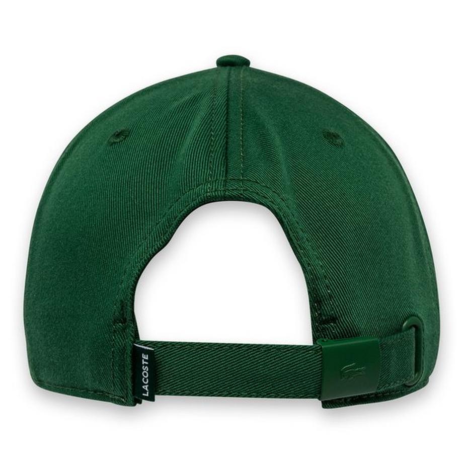 LACOSTE Casquette Unisexe en Sergé de Coton Biologique  