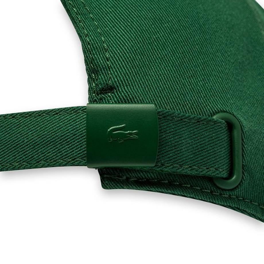 LACOSTE Casquette Unisexe en Sergé de Coton Biologique  