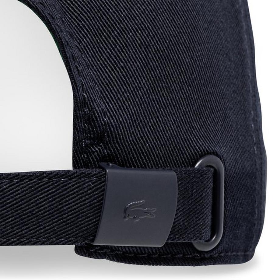 LACOSTE Casquette Unisexe en Sergé de Coton Biologique  