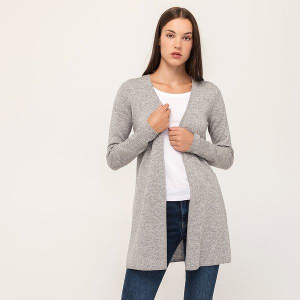 Image of Cardigan, Langarm Damen Grau Melange L