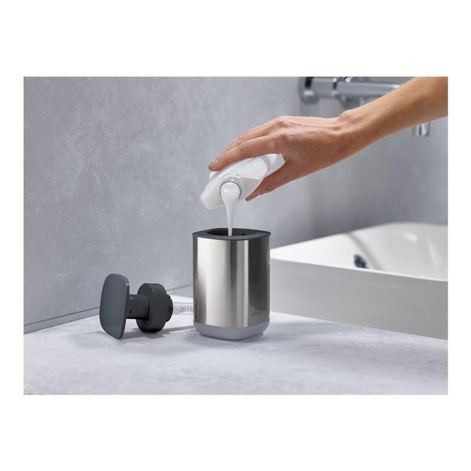 Joseph Joseph Distributeur de savon Presto Steel 