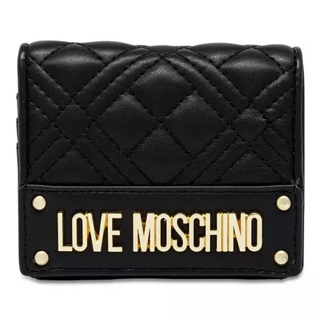 LOVE MOSCHINO QUILTED Portemonnaie Black