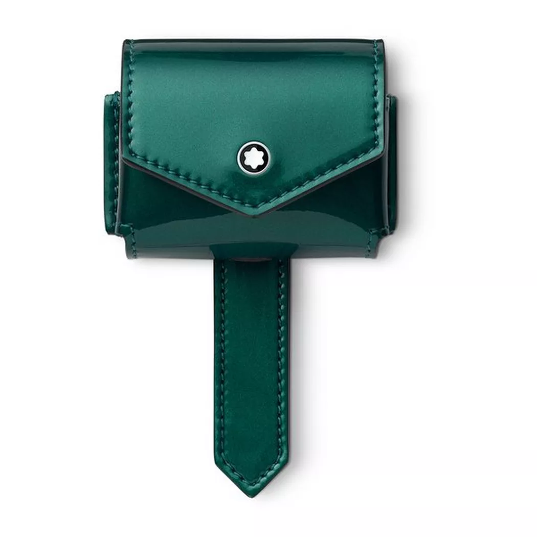 Montblanc Glossy AirPods Case Green 70x30x115mm