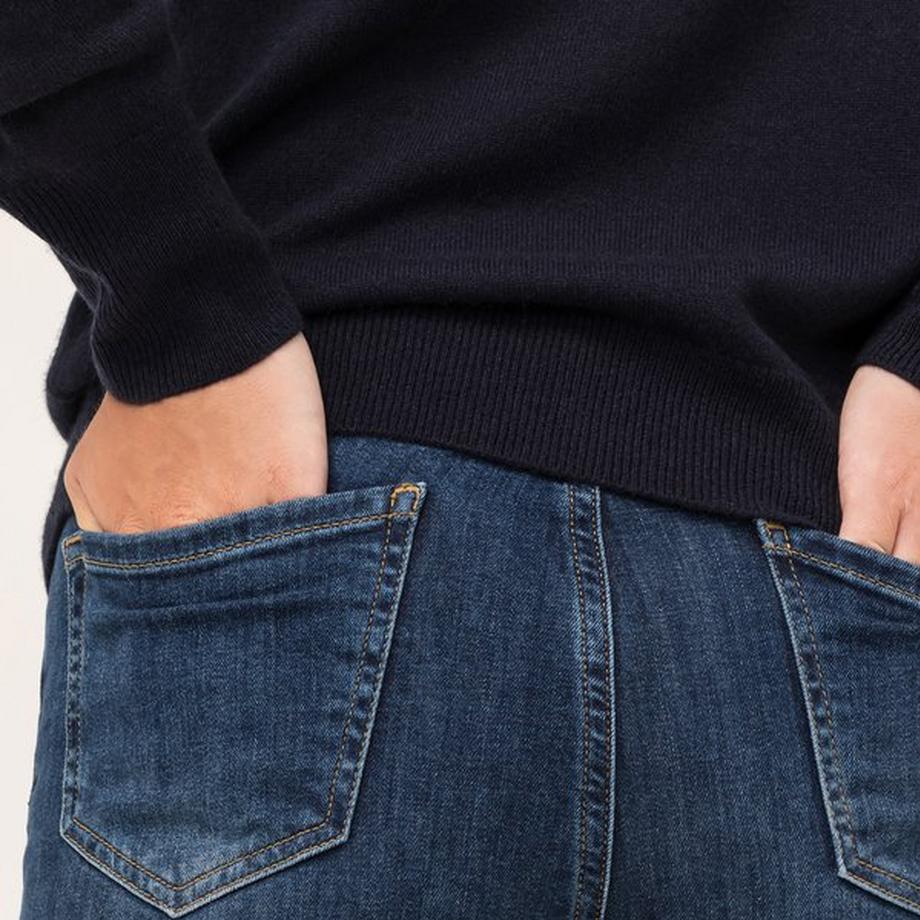 Manor Woman Kaschmir Rollkragen Langarm Pullover  