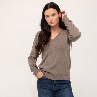 Manor Woman  Bio-Cashmere Pullover, V-Neck 