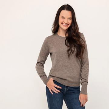 Bio-Cashmere Pullover, Rundhals