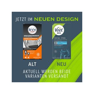 Veet Tot Pro Men Intim Haarentf-Kit Men Intim-Haarentfernungs-Set, Haarentfernungscreme Intimbereich + Pflegebalsam 