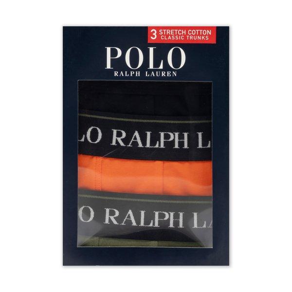 Ralph Lauren Classic Trunk 3 Pack Lot de 3 boxers 