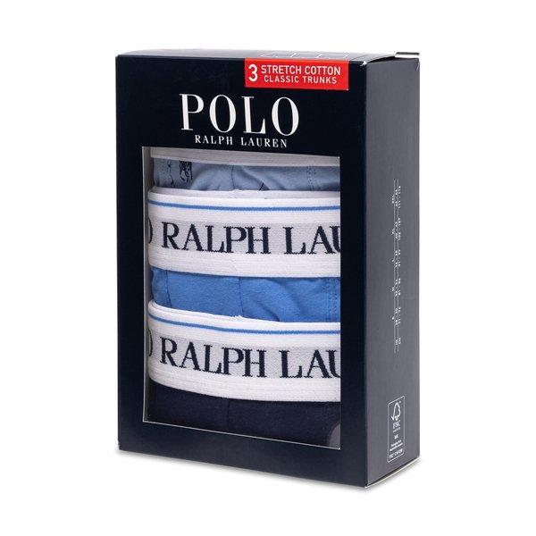 Ralph Lauren Classic Trunk 3 Pack Lot de 3 boxers 