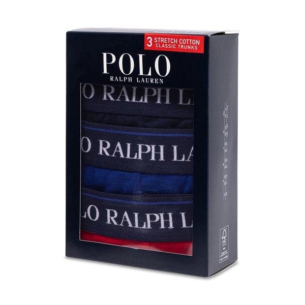 Ralph Lauren Classic Trunk 3 Pack Lot de 3 boxers 