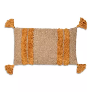 Manor Coussin Cushion Filled tassels on 4 corners Multicolor