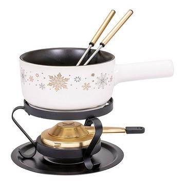 Service à fondue au fromage